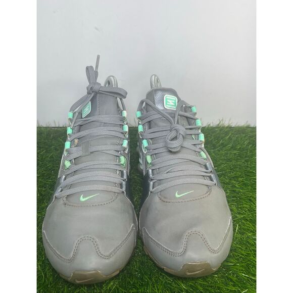 Nike Women Nike Shox NZ Women’s Running Shoes Gray Mint Green Size 8 US Athletic Sneakers
